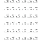 5Th Grade Multiplication Worksheets For Printable. 5Th Grade Inside Printable Multiplication Rhymes