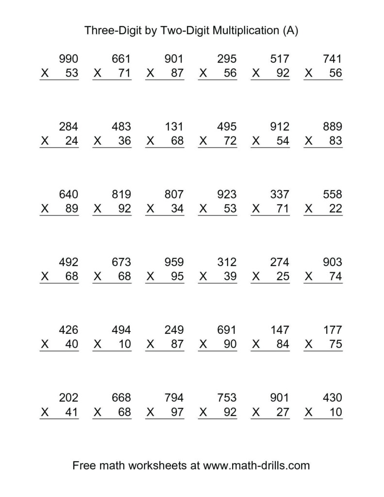 5Th Grade Multiplication Worksheets For Printable With Regard To Multiplication Worksheets Double Digit 5Th Grade Multiplication Worksheets For Printable With Regard To Multiplication Worksheets Double Digit