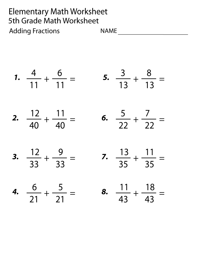 5Th Grade Worksheets Math And English | Math Fractions in Printable Multiplication Worksheets 5Th Grade