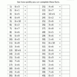 6 Times Table with regard to Printable Multiplication Table Up To 30