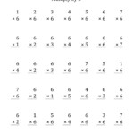 6 Times Table Worksheets | Activity Shelter In Printable Multiplication Table 6
