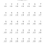 6 Times Table Worksheets | Activity Shelter in Printable Multiplication Table 6