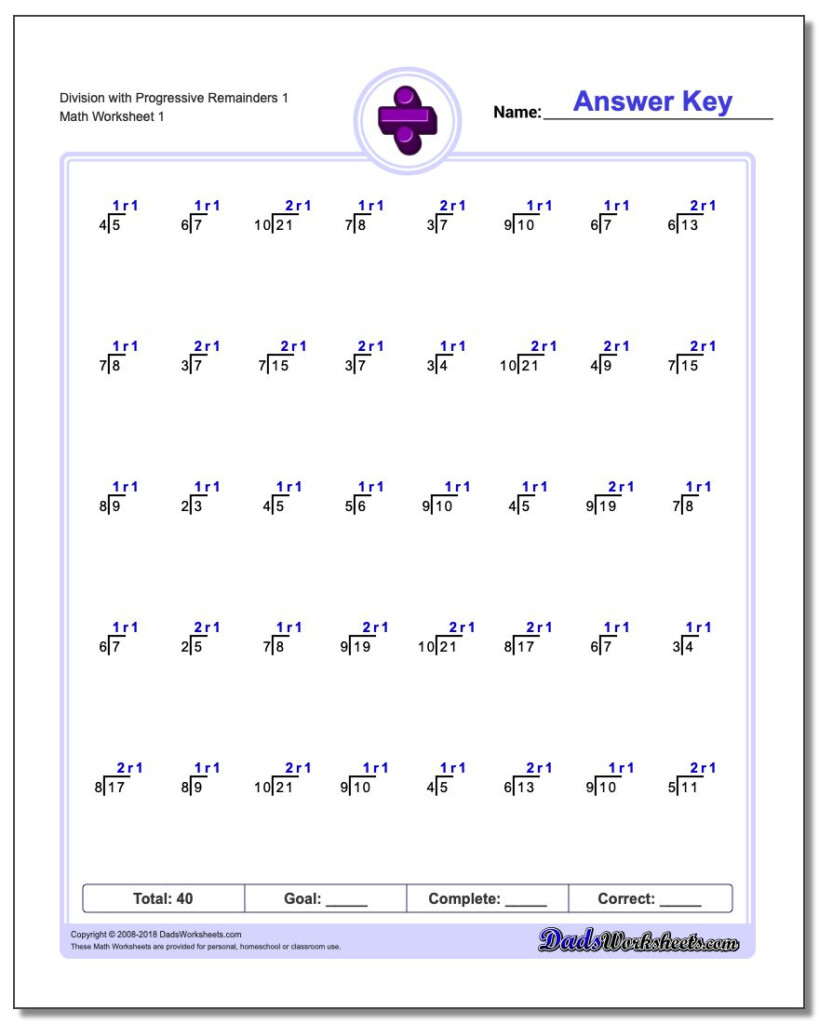 676 Division Worksheets For You To Print Right Now Inside Printable 1 Minute Multiplication Drills