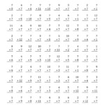 7 Times Table Worksheets | Activity Shelter within Printable Multiplication Table 7