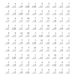 7 Times Table Worksheets | Multiplication Facts Worksheets With Regard To Multiplication Worksheets 7 Tables