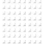 7 Times Table Worksheets | Printable Shelter Pertaining To Printable Multiplication Table 7