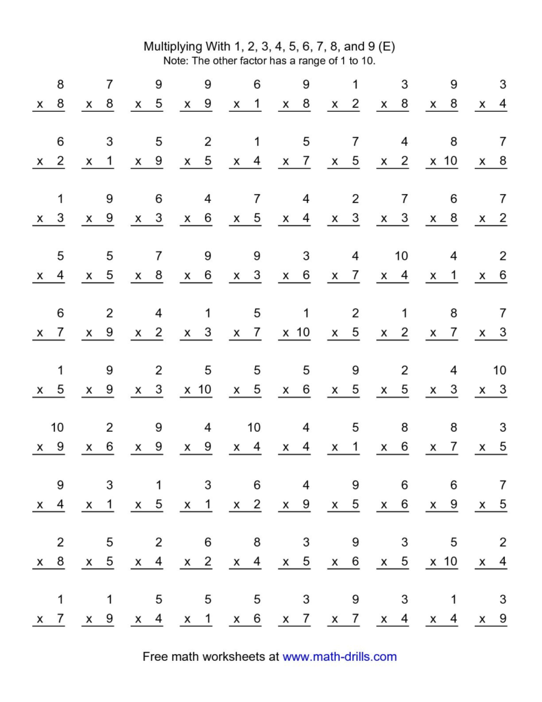 7 Times Tables Drills Worksheet | Printable Worksheets And In Multiplication Worksheets 4 And 6 7 Times Tables Drills Worksheet | Printable Worksheets And In Multiplication Worksheets 4 And 6