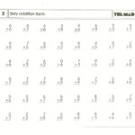 7Th Grade Math Minutes Worksheet | Printable Worksheets And in Printable Multiplication Mad Minute