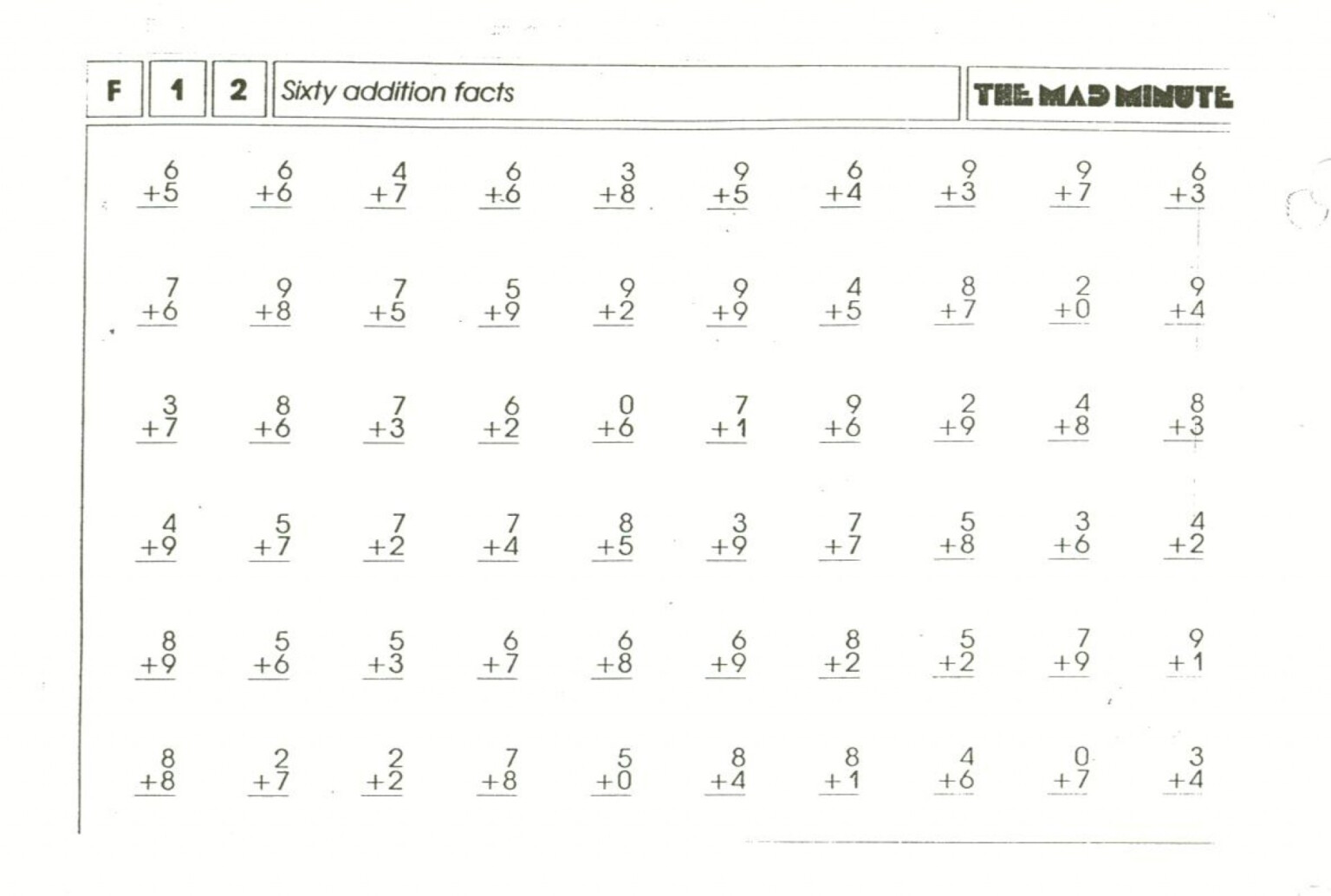 7Th Grade Math Minutes Worksheet | Printable Worksheets And in