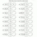 9 Times Table in Free Printable 9 Multiplication Worksheets