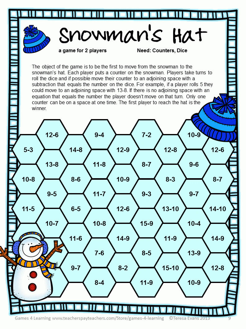 Alternative Games: Januari 2014 in Printable Multiplication And Division Games