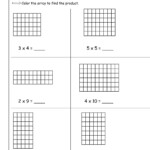 Array Multiplication Worksheets &amp; Multiplication Worksheets inside Worksheets Multiplication Using Arrays