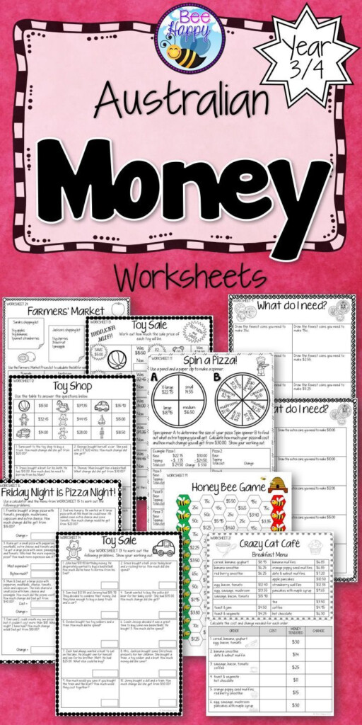 Australian Money Worksheets Year 3/4 | Money Worksheets With Multiplication Worksheets Year 3 Australia Australian Money Worksheets Year 3/4 | Money Worksheets With Multiplication Worksheets Year 3 Australia