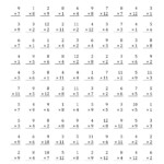 Basic Multiplication Worksheet 5S | Printable Worksheets And Intended For Multiplication Worksheets 6S