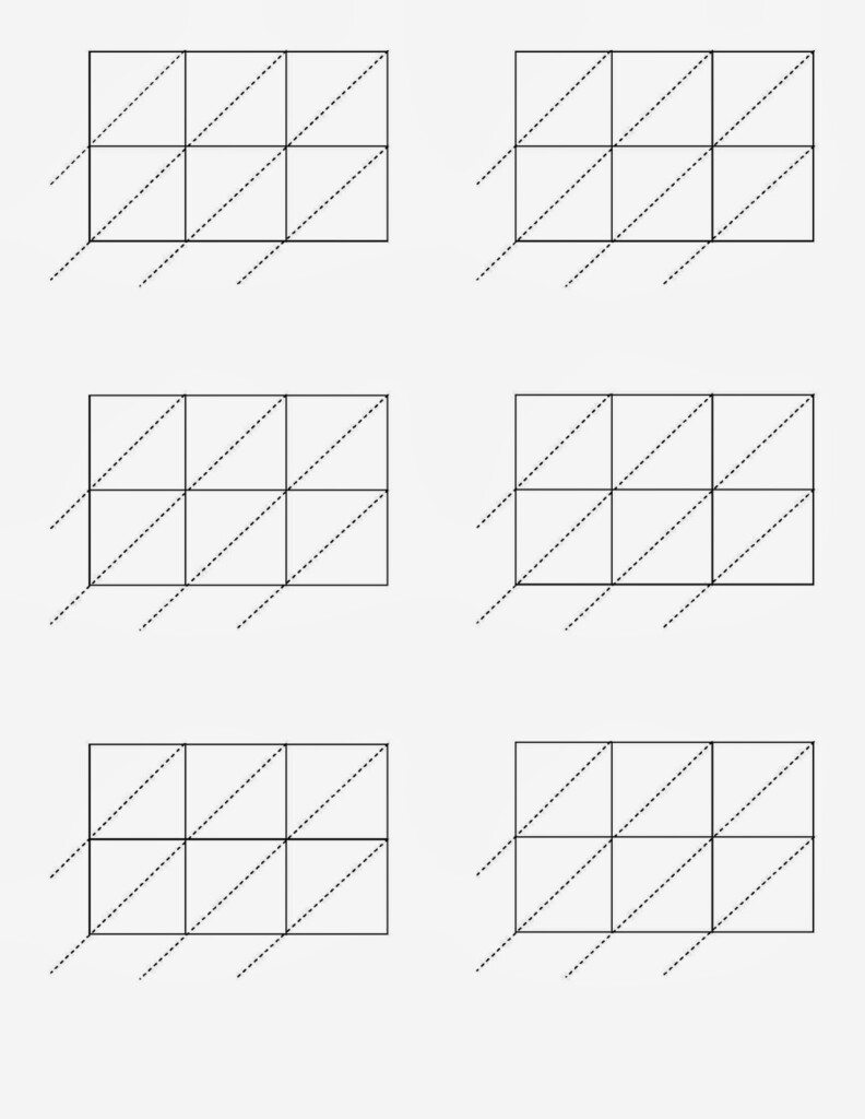 Blank Lattice Multiplication Worksheets &amp; Lattice inside Printable Lattice Multiplication Worksheets