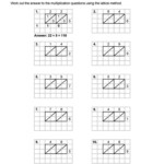 Blank Lattice Multiplication Worksheets & Lattice Intended For Printable Lattice Multiplication Grids