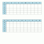 Blank Multiplication Chart Up To 10X10 intended for Printable 10X10 Multiplication Grid