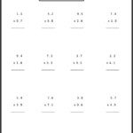 Clean Free Printable 6Th Grade Math Worksheets | Salvador Blog Within Printable Multiplication Worksheets Grade 6