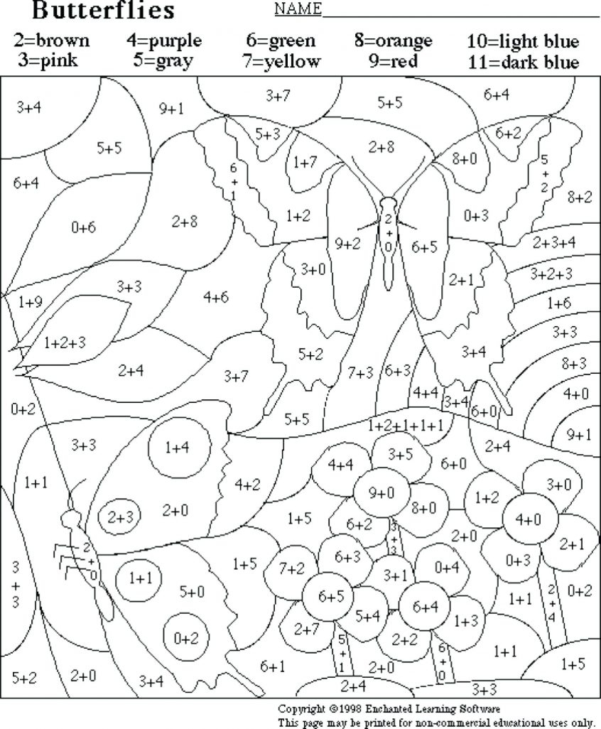 Printable Multiplication Colouring Hidden Pictures PrintableMultiplication