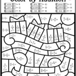 Coloring Pages : Color Double Digit Multiplication Coloring regarding Printable Multiplication Color By Number