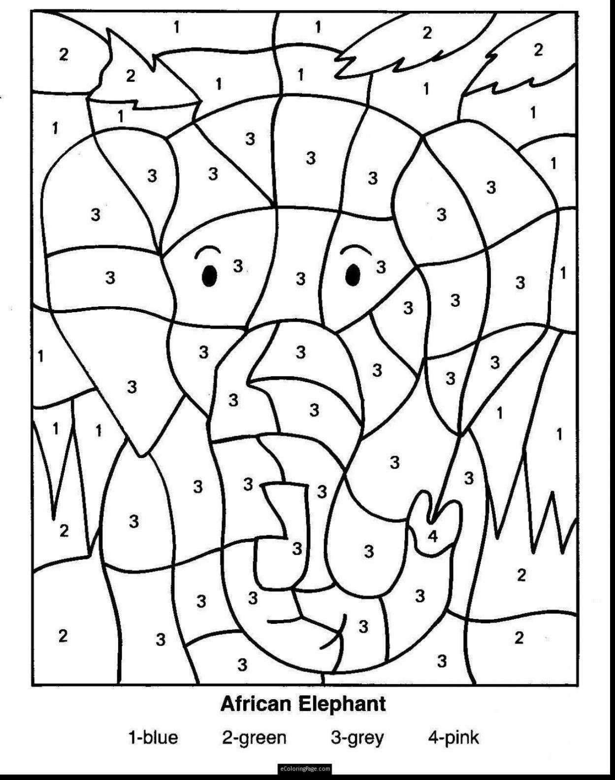 Coloring Pages : Coloring Book Incredible Colornumber intended for Printable Multiplication Color By Number