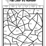 Coloring Pages : Fall Colornumber Addition Math Throughout Printable Multiplication Worksheets Color By Number