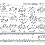 Cupcake Math Riddle Worksheet Printable | Math Coloring pertaining to Multiplication Worksheets Valentines