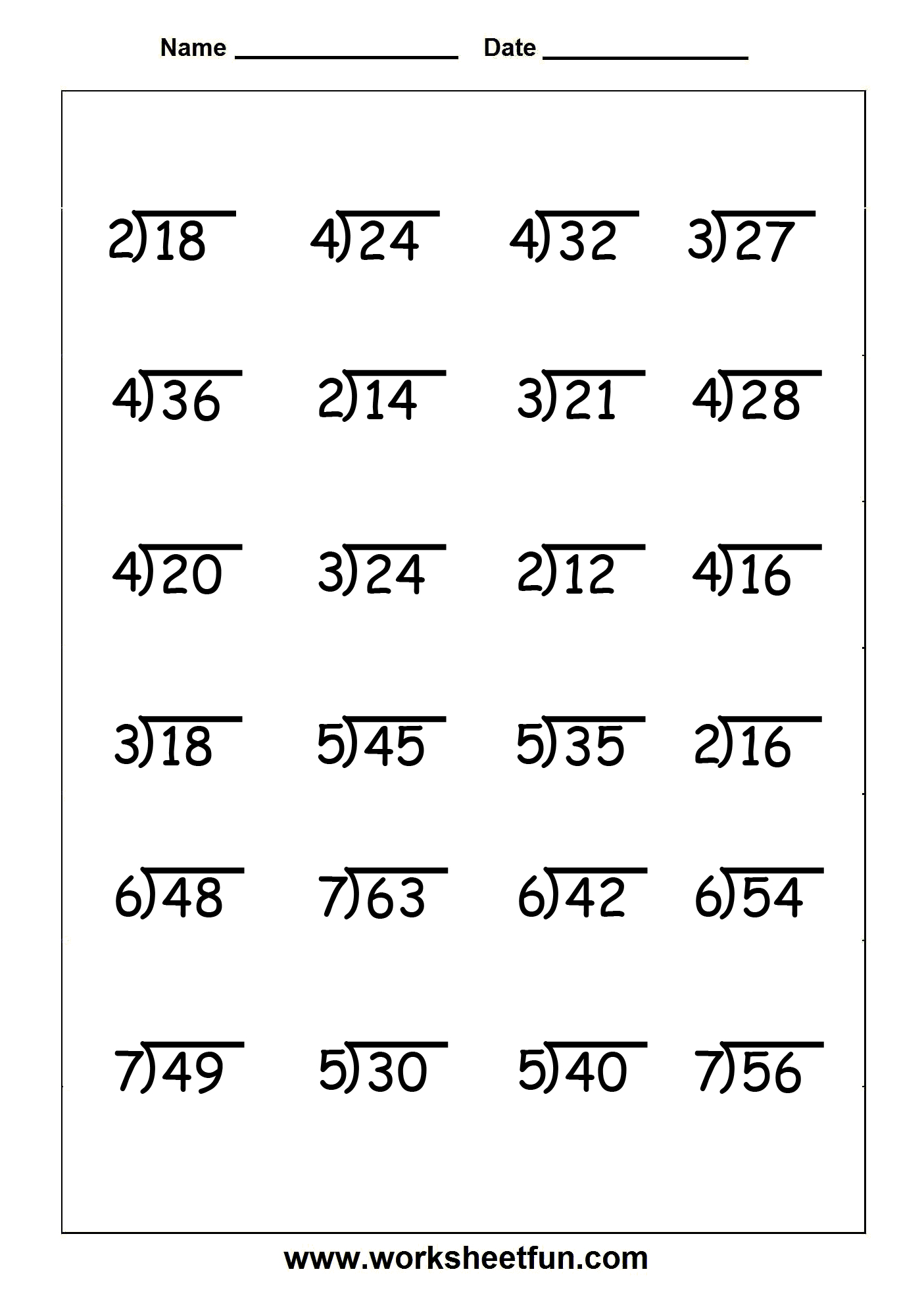 Division - 4 Worksheets | Division Worksheets, Math pertaining to Printable Multiplication And Division Worksheets Grade 4