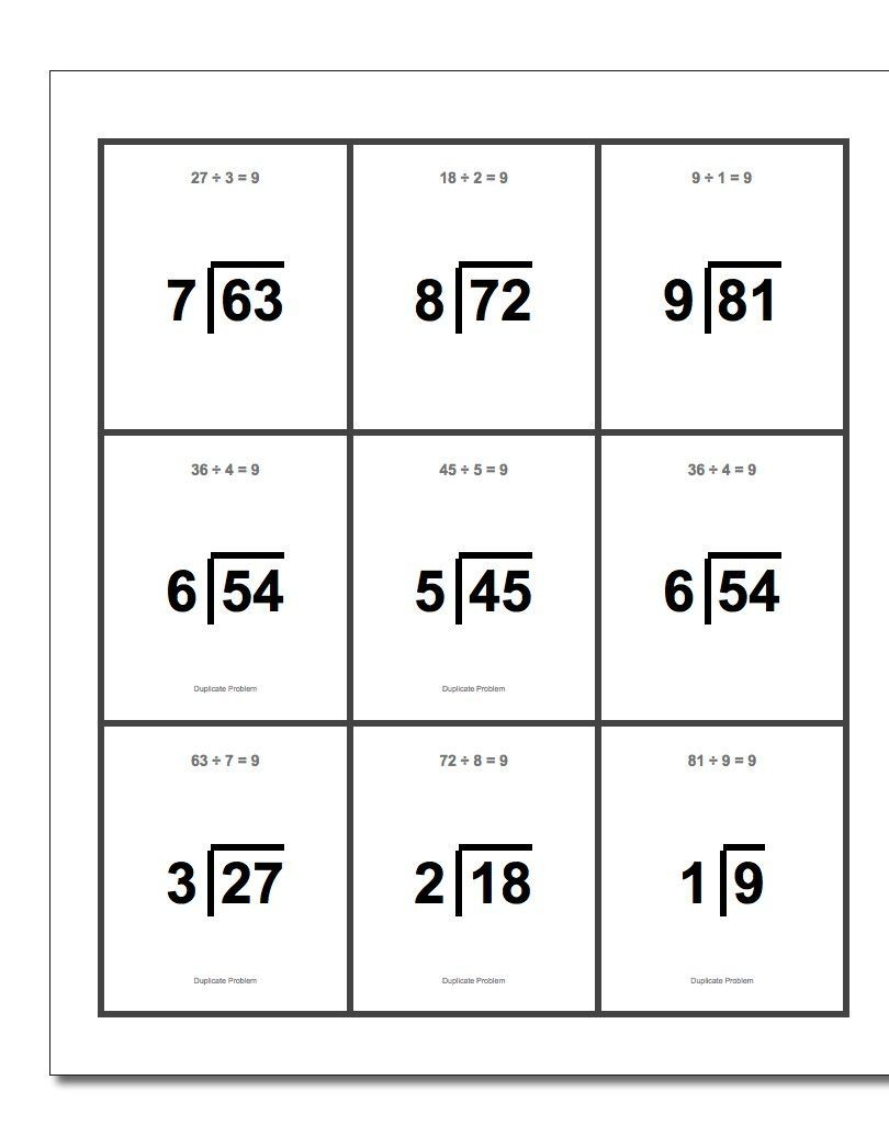 Division Printable Flash Cards Oh, You&amp;#039;ve Mastered Your throughout Printable Multiplication And Division Flash Cards
