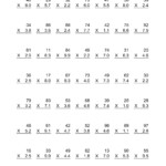 Double Digit Multiplication Worksheets – Mreichert Kids inside Multiplication Worksheets Double Digit