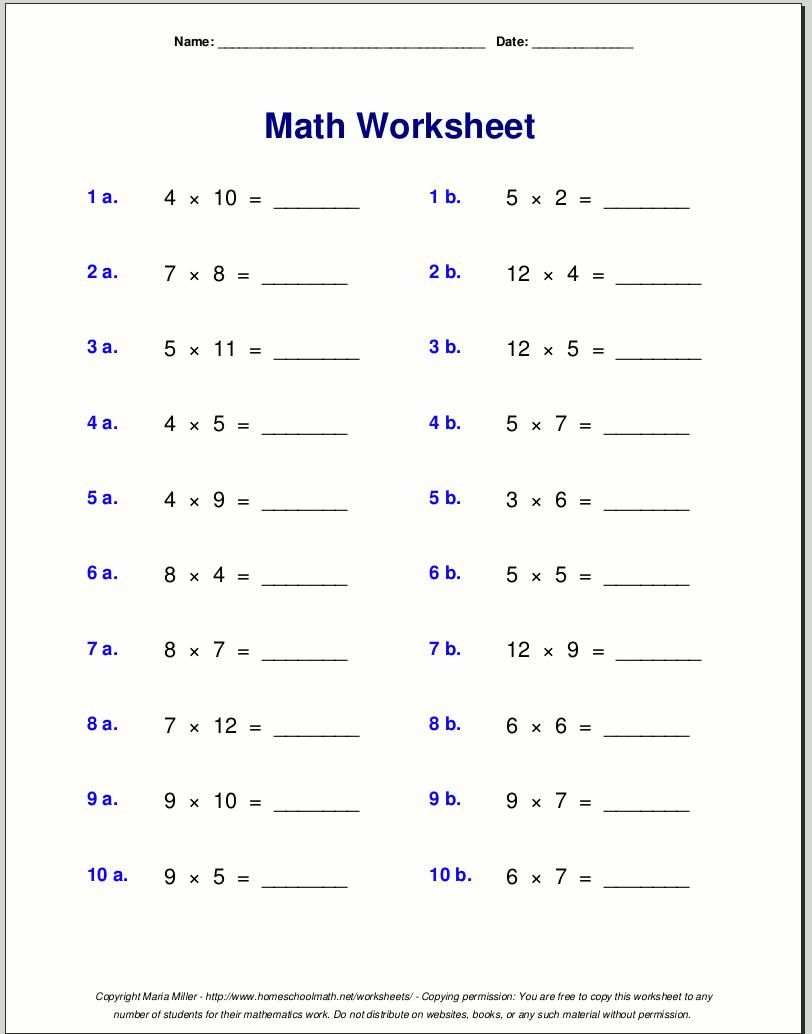 Easy Multiplication Worksheets With Pictures | Free Math regarding Multiplication Worksheets Easy