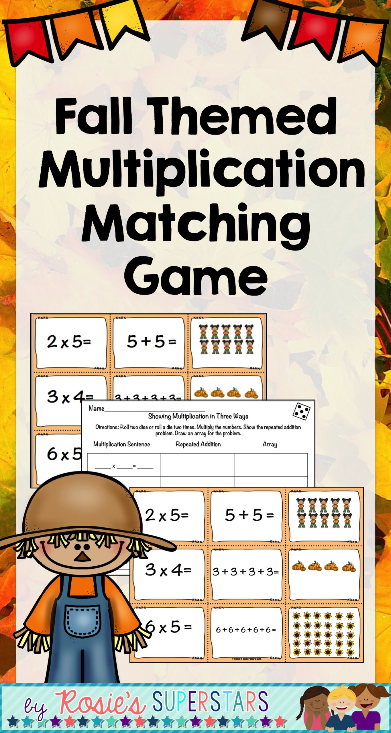 Printable Multiplication Memory Game PrintableMultiplication