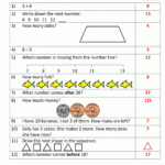 First Grade Mental Math Worksheets In 1's Multiplication Worksheets