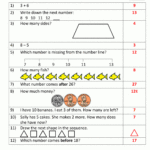 First Grade Mental Math Worksheets in 1's Multiplication Worksheets