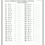Free Division Worksheets Division Tables To 5X5 2.gif 790 For Printable Multiplication And Division Table