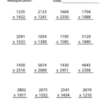 Free Math Worksheets For 5Th Grade | 5Th Grade Math regarding Multiplication Worksheets 5 Grade