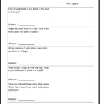 Free Multiplication Worksheet For 4Th Grade | Printable In Worksheets On Multiplication Word Problems For Grade 4