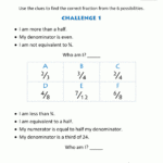 Free Printable Fraction Worksheets - Fraction Riddles (Harder) regarding Free Printable Multiplication Riddle Worksheets