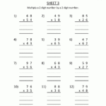 Free Printable Multiplication Worksheets 2 Digits2 Regarding Multiplication Worksheets 3 Digit By 2 Digit