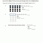 Free Printable Multiplication Worksheets 2Nd Grade Within Worksheets Multiplication Using Arrays
