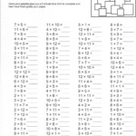 Free Printable Multiplication Worksheets | Scheer's Bucc In Printable Multiplication 2&#039;s