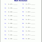 Grade 4 Multiplication Worksheets for Printable Worksheets In Multiplication