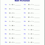Grade 4 Multiplication Worksheets regarding Multiplication Worksheets 3 Digit By 1 Digit
