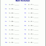 Grade 4 Multiplication Worksheets regarding Printable Multiplication 4Th Grade