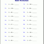 Grade 4 Multiplication Worksheets within Printable Multiplication Worksheets 4's