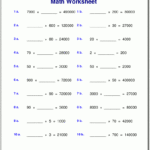 Grade 4 Multiplication Worksheets within Worksheets On Multiplication Word Problems For Grade 4