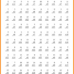 Grade 5 Multiplication Math Drill Worksheet | Printable In Printable Multiplication Math Facts