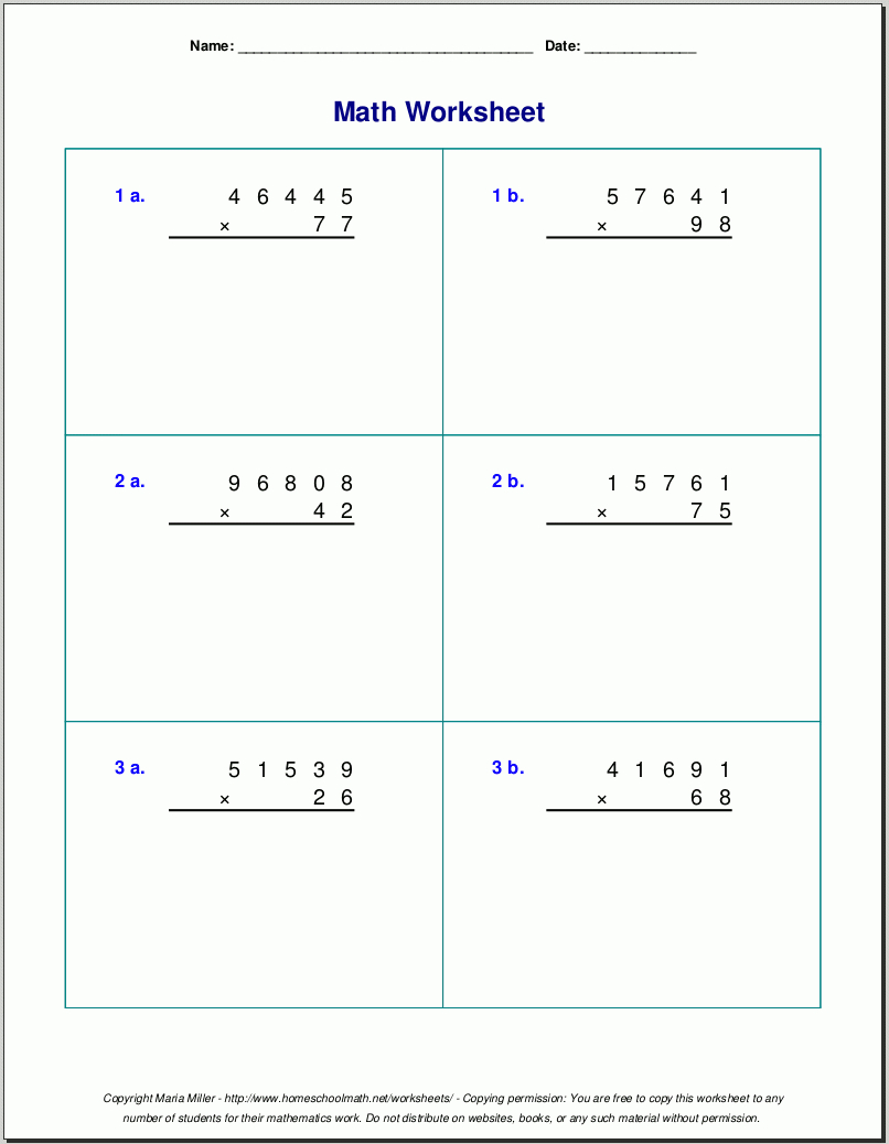 Grade 5 Multiplication Worksheets intended for Multiplication Worksheets Year 5 Australia Grade 5 Multiplication Worksheets intended for Multiplication Worksheets Year 5 Australia