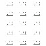 Hard Multiplication 2-Digit Problems | Worksheet Practice inside Multiplication Worksheets Hard