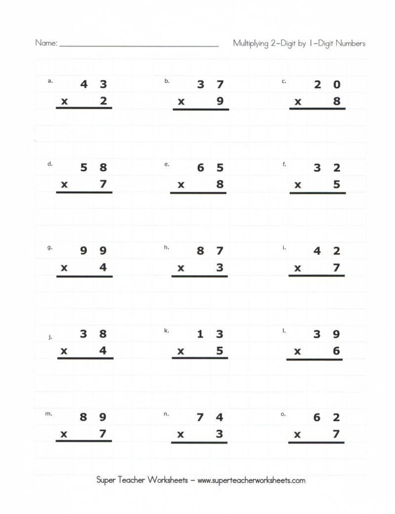 Hard Multiplication 2 Digit Problems | Worksheet Practice Intended For Worksheets Multiplication 2 Digit By 1 Digit Hard Multiplication 2 Digit Problems | Worksheet Practice Intended For Worksheets Multiplication 2 Digit By 1 Digit